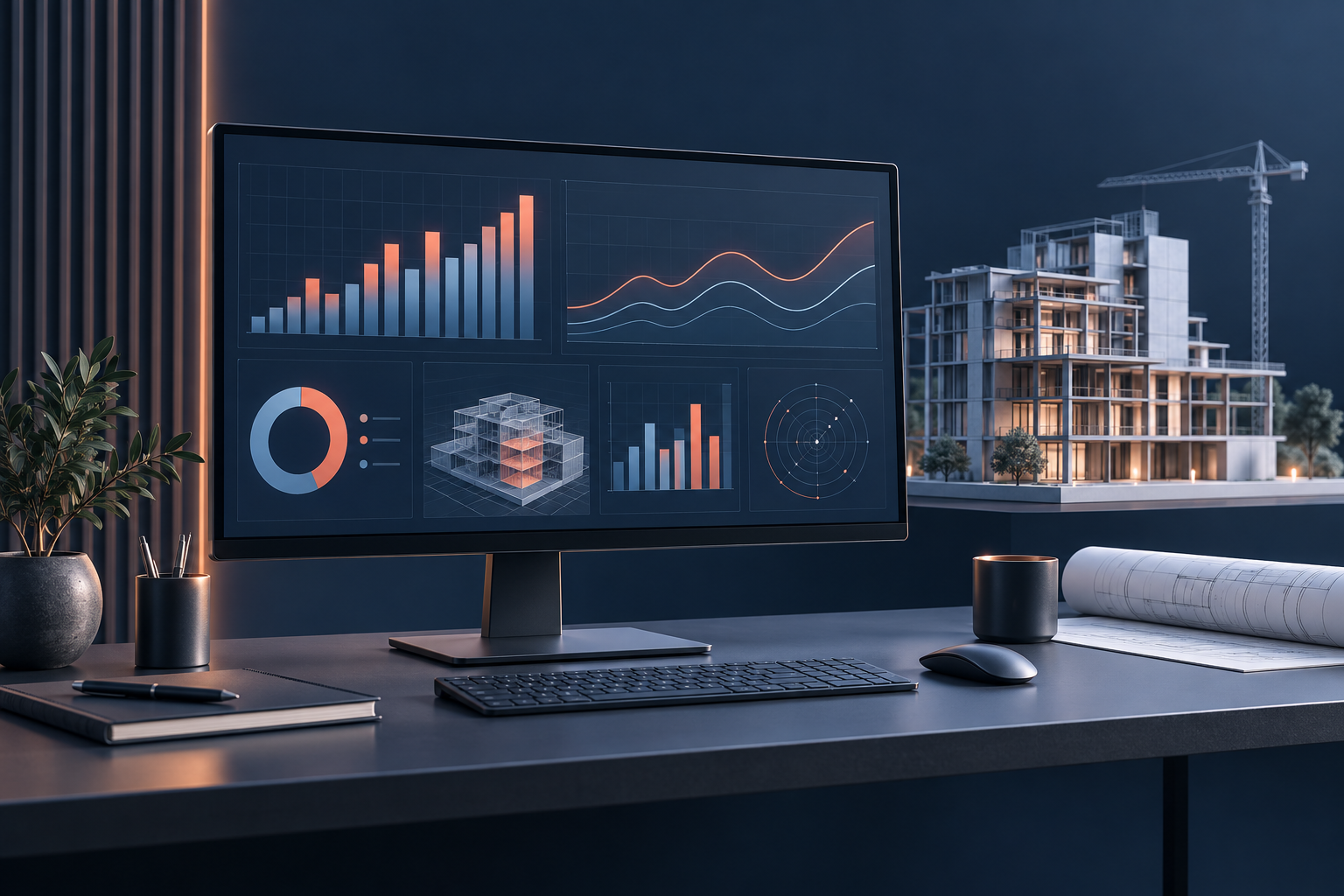 Dados da construção no Power BI